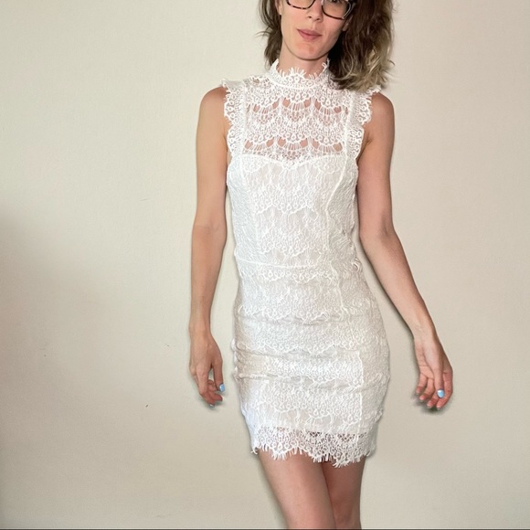 Intimately Free People White Lace Mini Dress - Picture 8 of 14